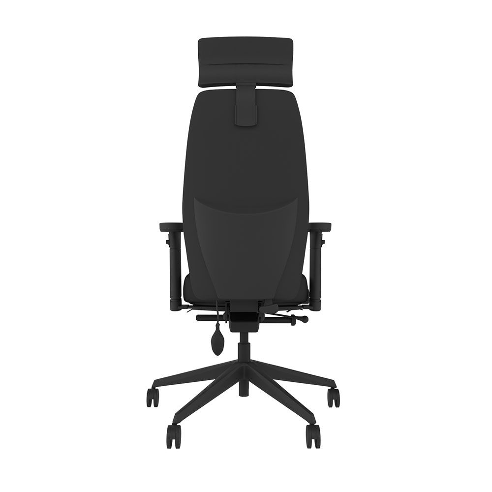 Grade-B Posturite Positiv Plus Black Ergonomic High Back Office Chair RRP £1468