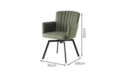 DFS-HO2-05877 Grade-C1 DFS Blaire Dining Chair in Green RRP £129