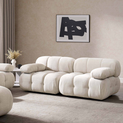 DUS-GOL-08952 Grade-C3 Dusk Bondi 2 Seater Sofa - Ivory RRP £645