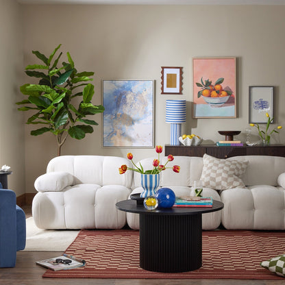 DUS-GOL-08952 Grade-C3 Dusk Bondi 2 Seater Sofa - Ivory RRP £645