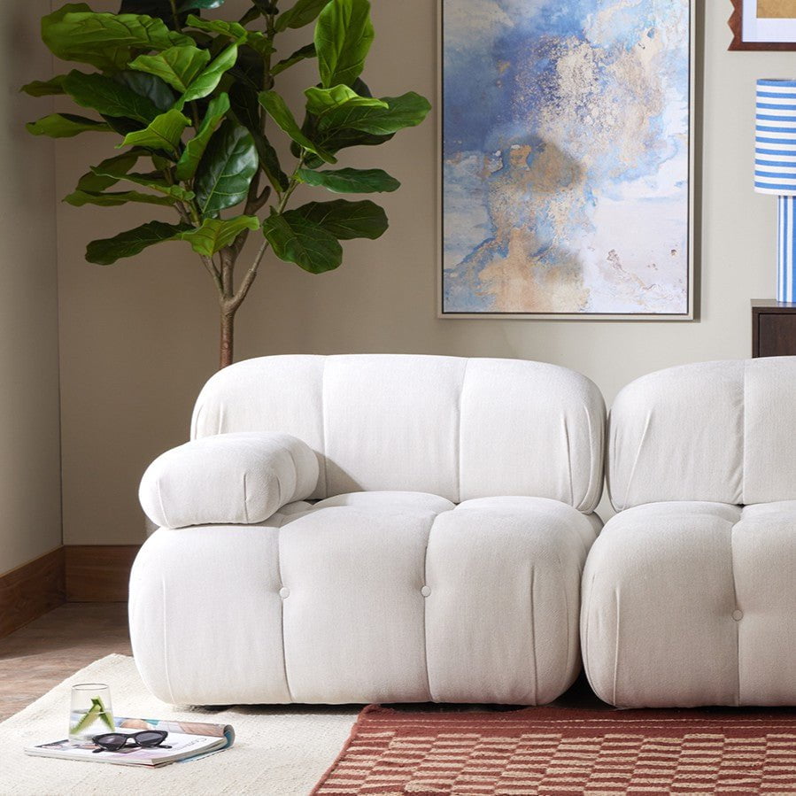 DUS-GOL-08952 Grade-C3 Dusk Bondi 2 Seater Sofa - Ivory RRP £645