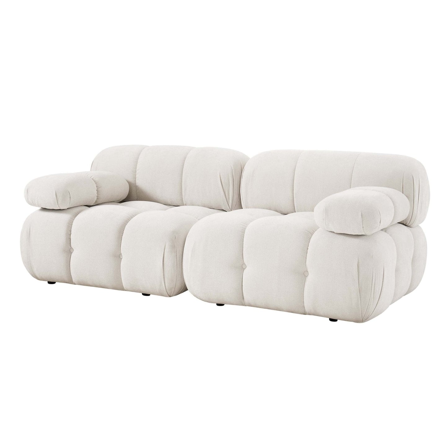 DUS-GOL-08952 Grade-C3 Dusk Bondi 2 Seater Sofa - Ivory RRP £645