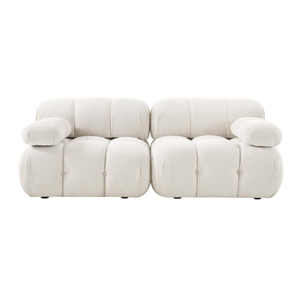 DUS-GOL-08952 Grade-C3 Dusk Bondi 2 Seater Sofa - Ivory RRP £645