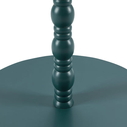 DUS-CC2-03053 Grade-B Dusk Bonnie Bobbin Side Table - Teal RRP £39.00