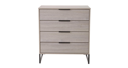 DFS-HO2-05456 Grade-B DFS Brona 4 Drawer Chest in Grey Oak RRP £259