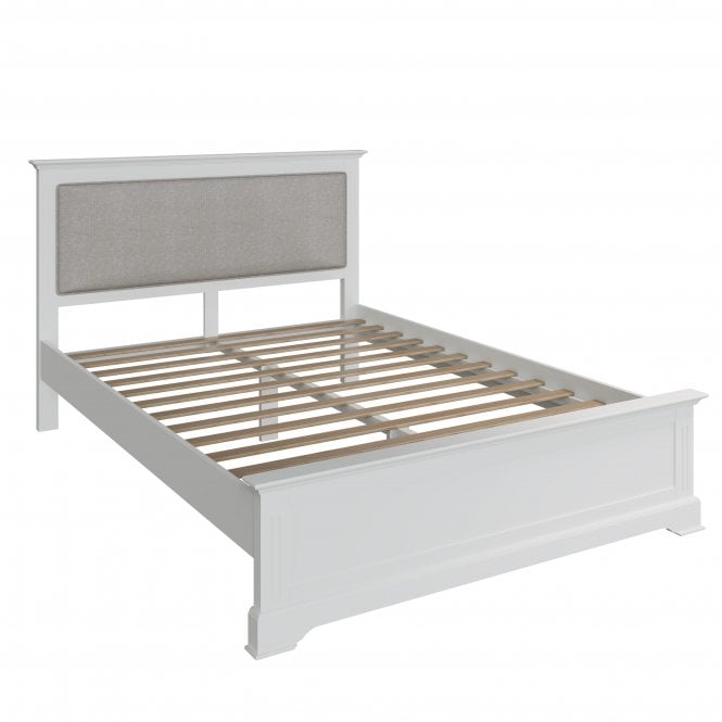 BFW-NEW-00367 NEW Big Furniture Warehouse Brooklea White Oak 4ft6 Double Bed RRP £330