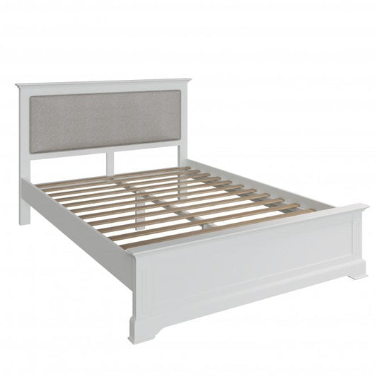 BFW-NEW-00367 NEW Big Furniture Warehouse Brooklea White Oak 4ft6 Double Bed RRP £330