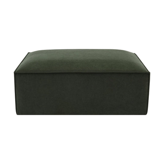 DUS-APM-46784 Grade-B Dusk Brooklyn Pouffe - Dark Olive RRP £259