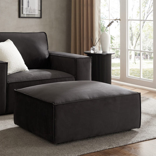 DUS-GOL-08128 Grade-C1 Dusk Brooklyn Pouffe - Ink RRP £199