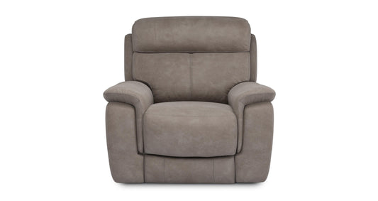 DFS-UPH-03607 Grade-C1 DFS Buxton(Rs11862Uk)Pw Power Recliner Chair Arizona Silver RRP £589
