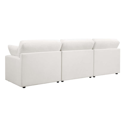 DUS-CC2-02429 Grade-C2 Dusk Cairo Feather 3 Seater Sofa - Vanilla RRP £989.00