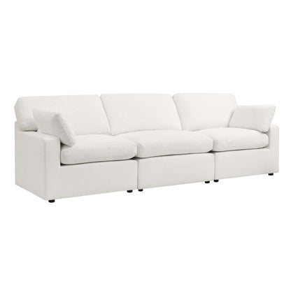 DUS-CC2-02429 Grade-C2 Dusk Cairo Feather 3 Seater Sofa - Vanilla RRP £989.00