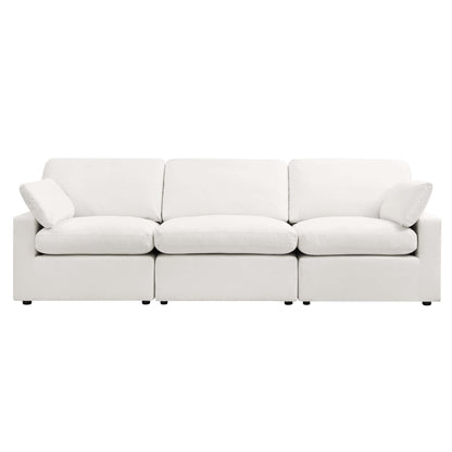 DUS-CC2-02429 Grade-C2 Dusk Cairo Feather 3 Seater Sofa - Vanilla RRP £989.00