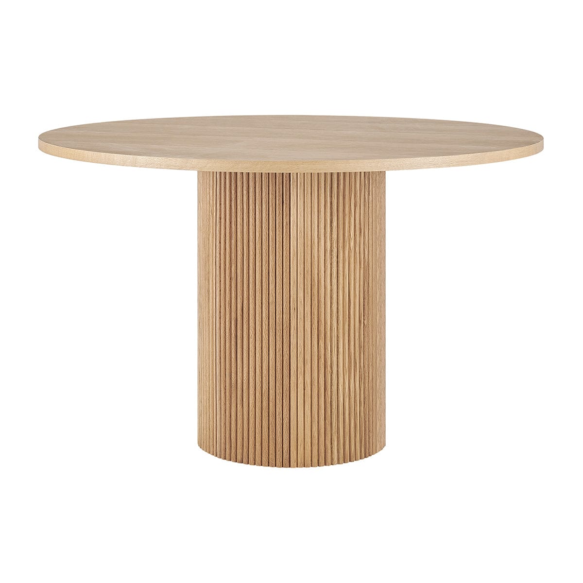 CCG-STO-00537 Grade-C1 Dusk Hattie Panel 4-6 Seater Dining Table - Natural RRP £329.00