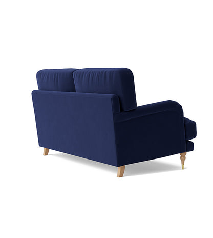 SWO-AP-36524 Grade-BER Swoon Chalbury Two Seater Sofa in Ink Easy Velvet - No Feet RRP £1249.00