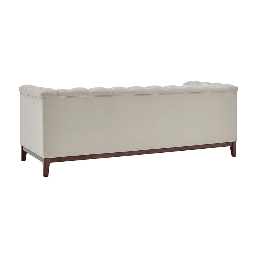 CCG-STO-00471 Grade-B Dusk Chesterfield 3 Seater Sofa - Stone RRP £699.00