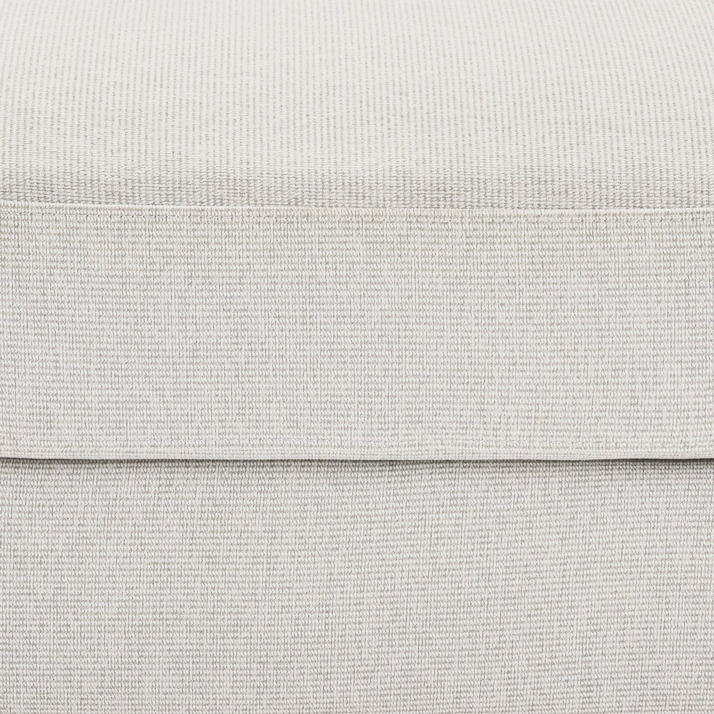 DUS-GOL-03190 Grade-B Dusk Chesterfield Pouffe - Natural Stripe RRP £199