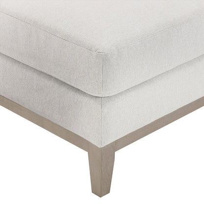 DUS-GOL-03190 Grade-B Dusk Chesterfield Pouffe - Natural Stripe RRP £199