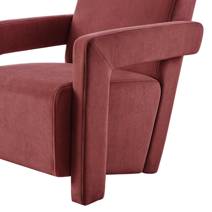 DUS-GOL-04862 Grade-B Dusk Ciara Accent Chair - Rust RRP £161
