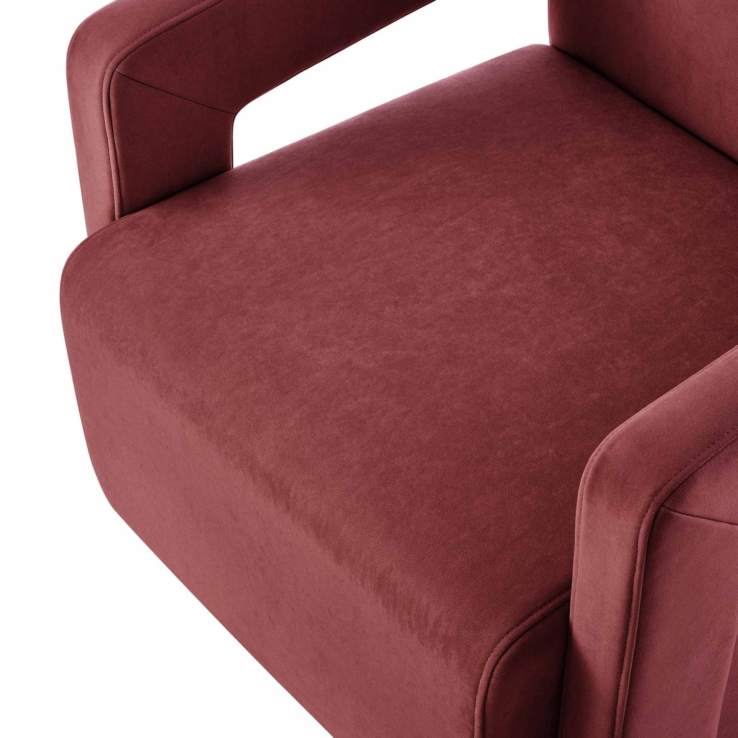 DUS-GOL-04862 Grade-B Dusk Ciara Accent Chair - Rust RRP £161