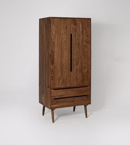 SWO-CC2-00316 Grade-BER Swoon Swoon Southwark Two Door Wardrobe in Acacia RRP £1129.00