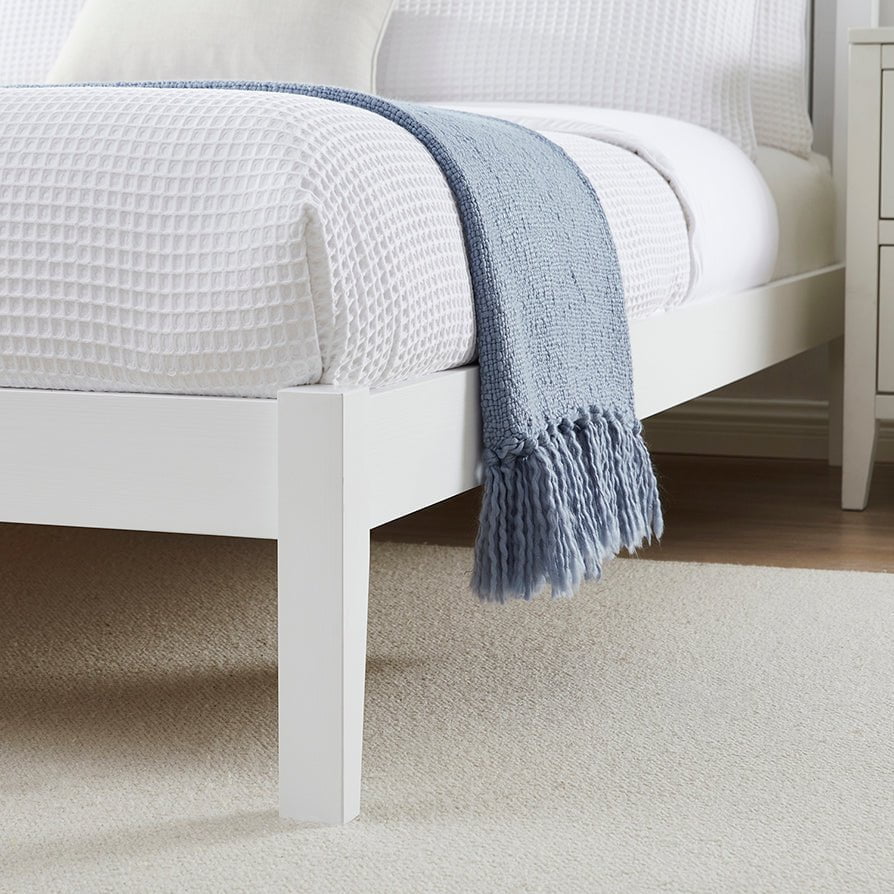 DUS-CC2-02278 Grade-B Dusk Dartmouth Single Bed Frame - White RRP £149.00