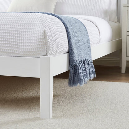 DUS-CC2-02278 Grade-B Dusk Dartmouth Single Bed Frame - White RRP £149.00