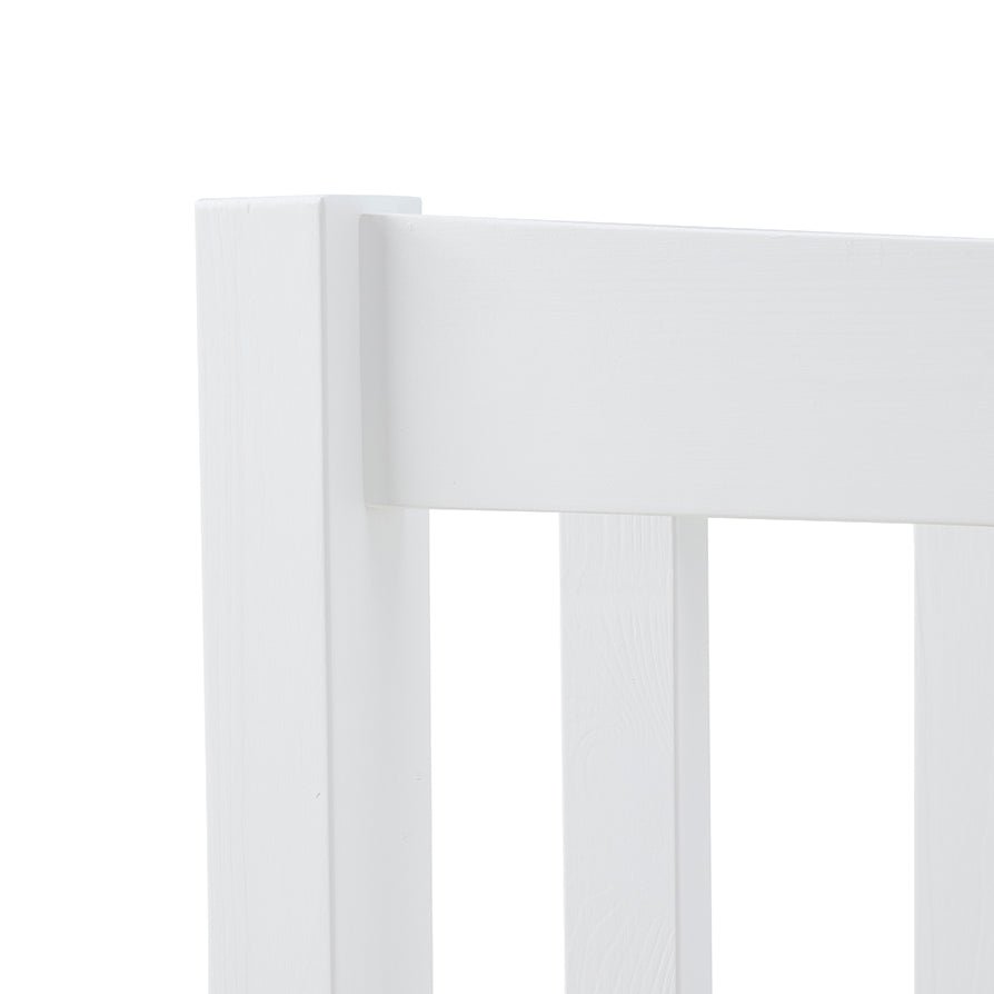 DUS-CC2-02278 Grade-B Dusk Dartmouth Single Bed Frame - White RRP £149.00