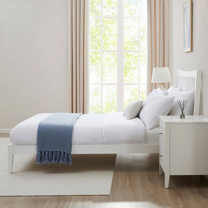 DUS-CC2-02278 Grade-B Dusk Dartmouth Single Bed Frame - White RRP £149.00