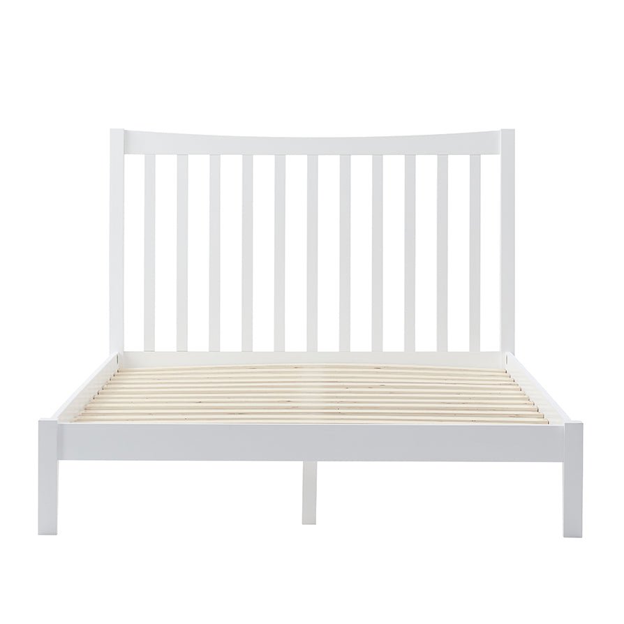 DUS-CC2-02278 Grade-B Dusk Dartmouth Single Bed Frame - White RRP £149.00