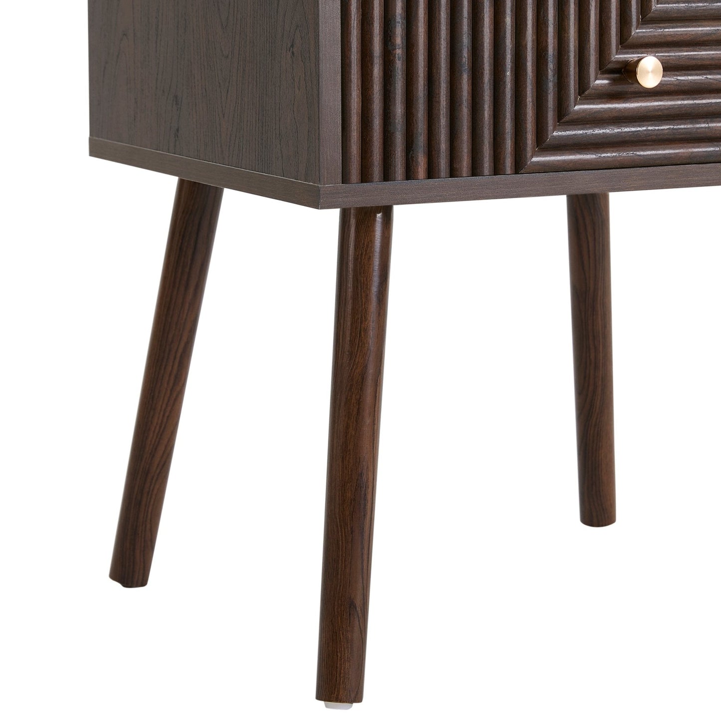 DUS-CC2-00940 Grade-C1 Dusk Dora 2 Drawer Nightstand - Walnut RRP £109
