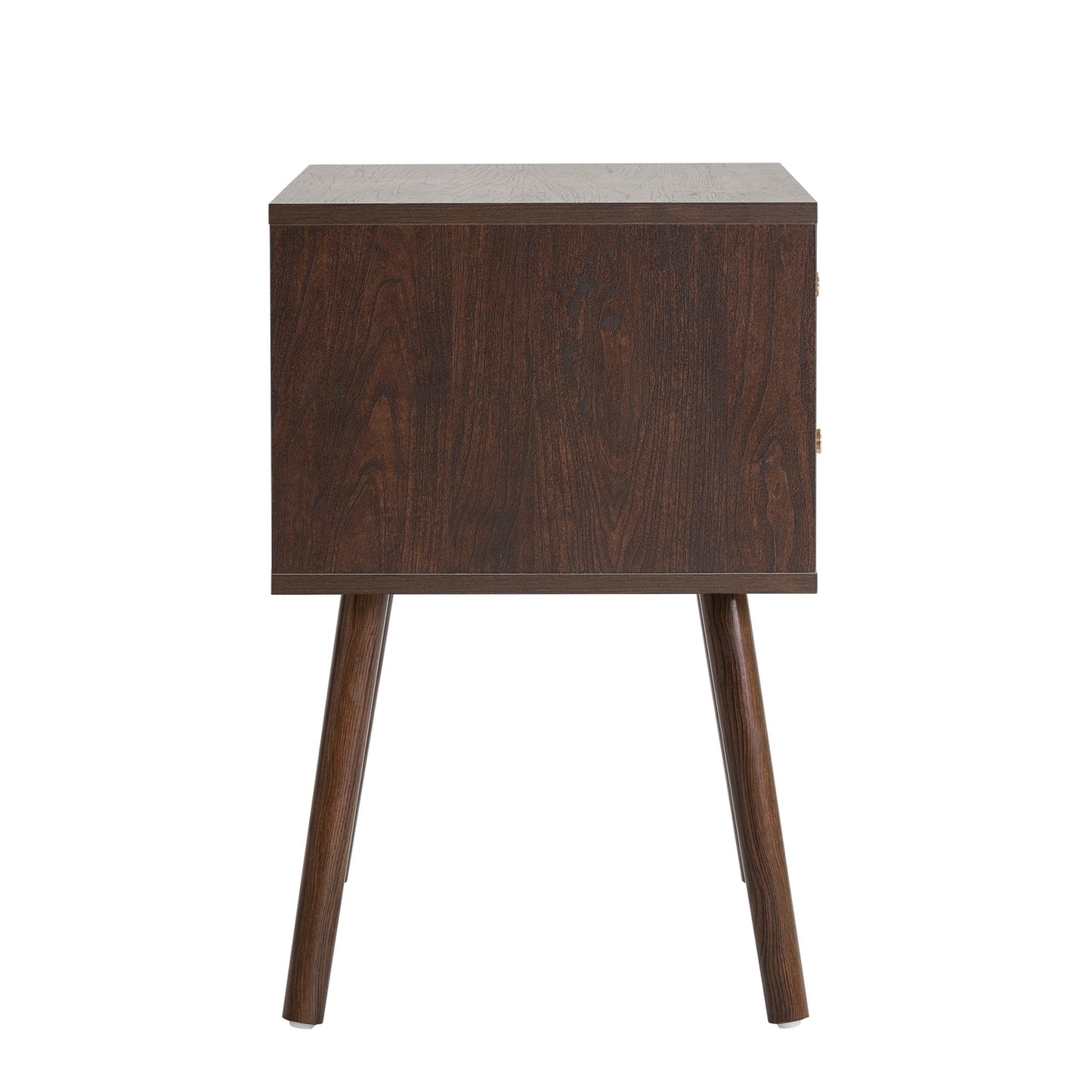 DUS-CC2-00940 Grade-C1 Dusk Dora 2 Drawer Nightstand - Walnut RRP £109