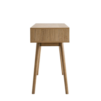 DUS-CC2-04994 Grade-BER Dusk Dora Dressing Table Console - Light Wood RRP £159.00