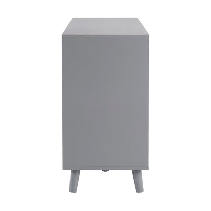 DUS-CC2-04260 Grade-B Dusk Dora Large Sideboard with Drawers - Light Grey RRP £217.00