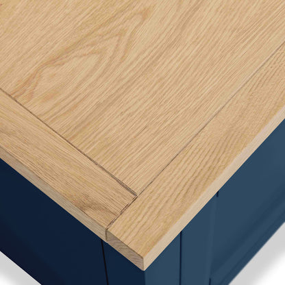 ROS-OUT-00330 Grade-C1 Roseland Furniture Farrow Navy Extra Large Sideboard RRP £399.95