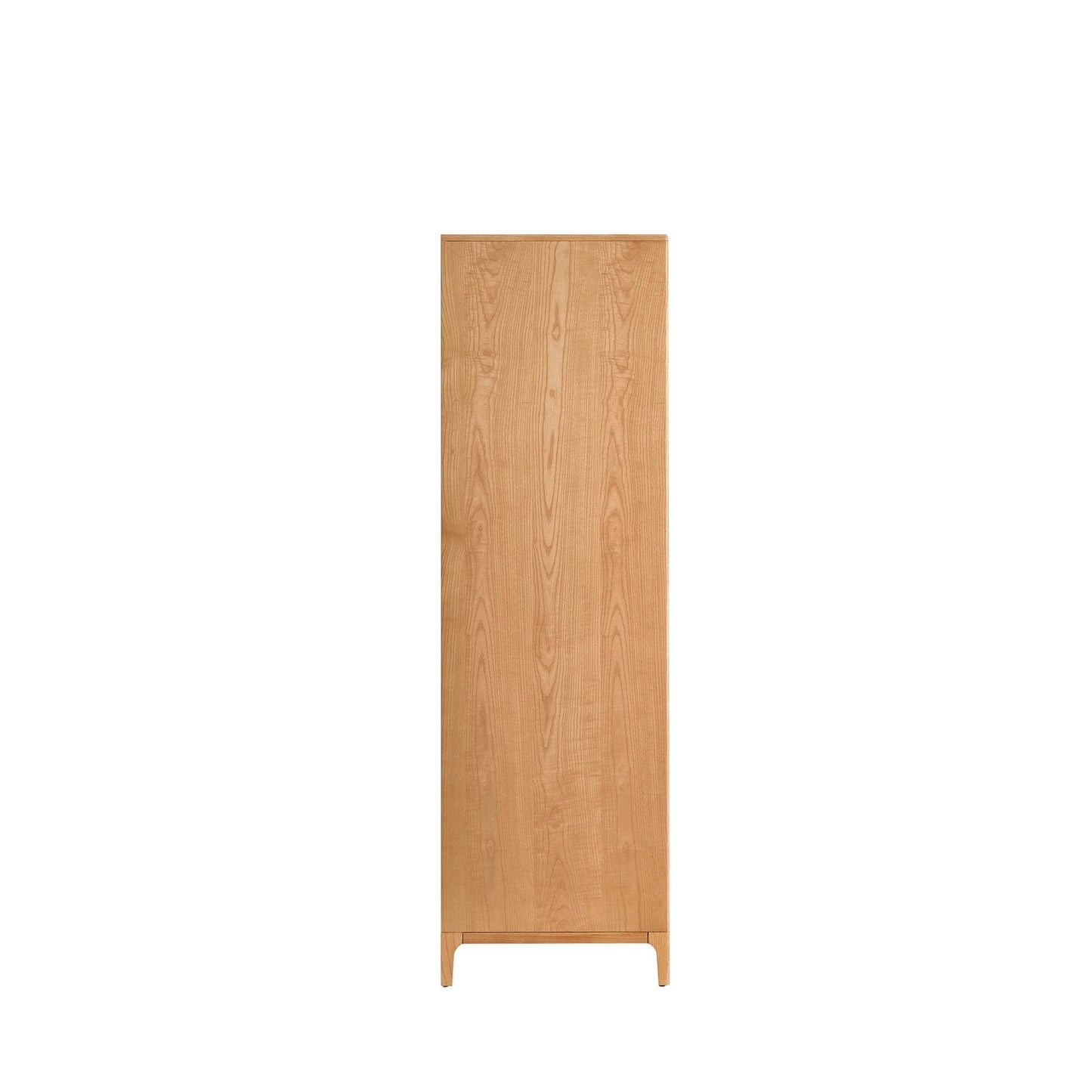 DUS-CC2-03063 Grade-BER Dusk Elena Ash 2 Door Wardrobe with Drawers - Light Wood RRP £389.00
