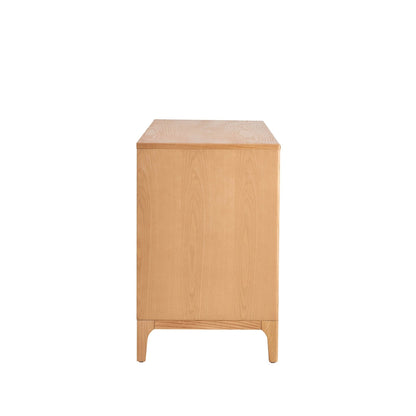DUS-CC2-04023 Grade-B Dusk Elena Ash 6 Drawer Chest - Light Wood RRP £319.00