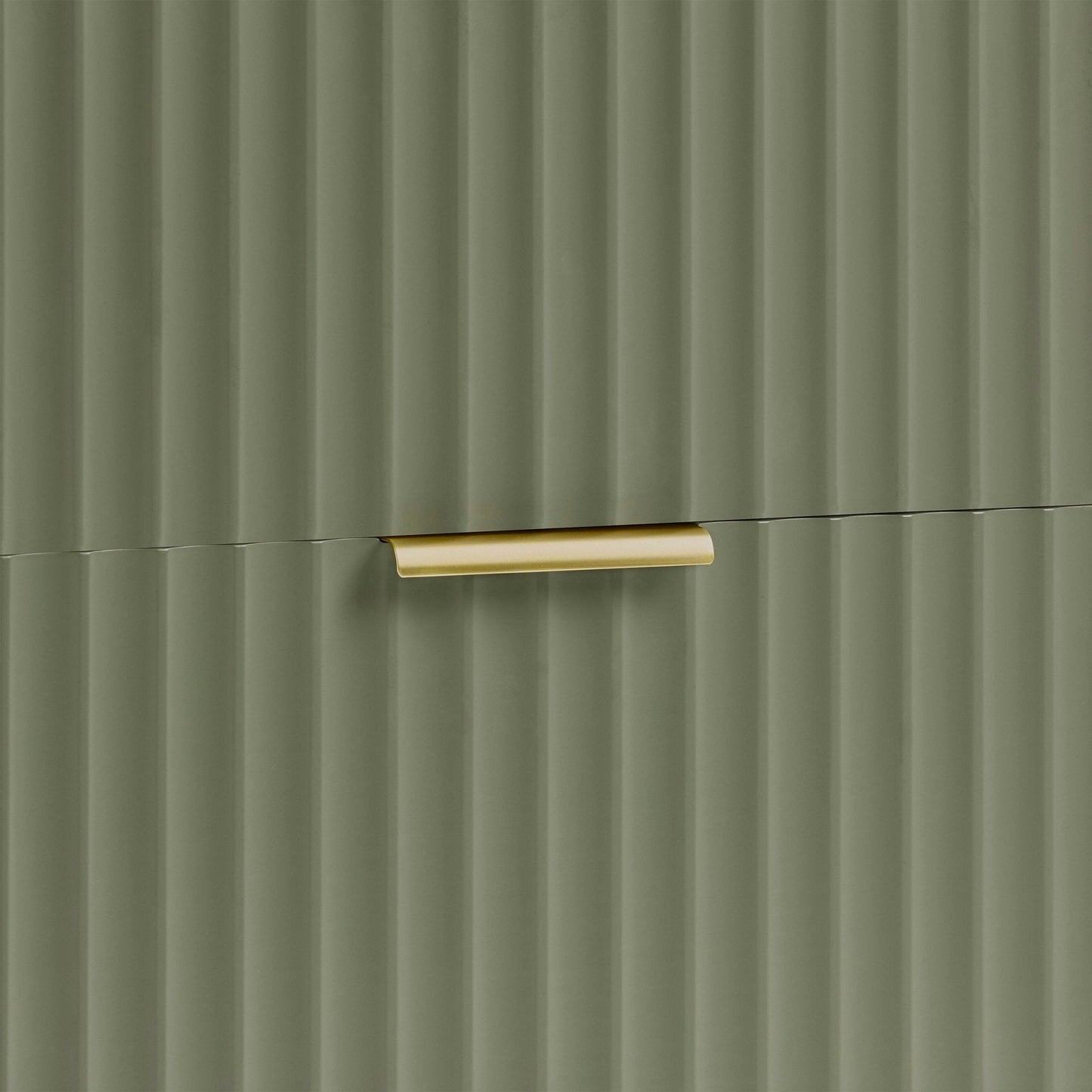 DUS-GOL-02911 Grade-B Dusk Evie 2 Drawer Bedside Table - Vetiver RRP £79