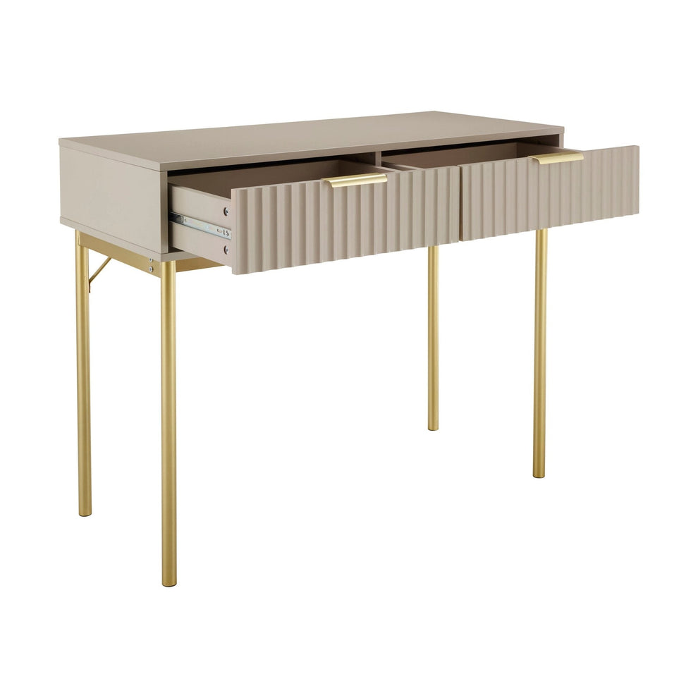 DUS-CC2-04618 Grade-BER Dusk Evie Dressing Table Console - Taupe RRP £149.00
