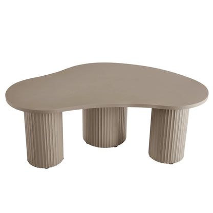DUS-GOL-07123 Grade-B Dusk Evie Irregular Coffee Table - Taupe RRP £169