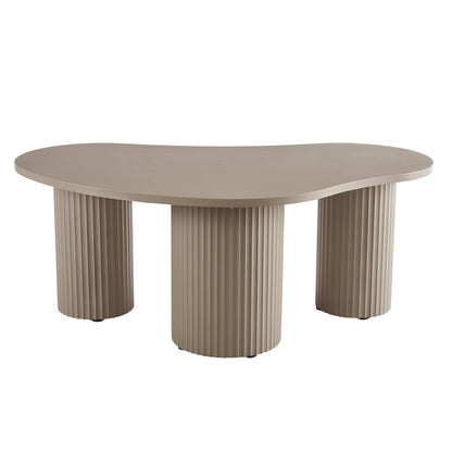 DUS-GOL-07123 Grade-B Dusk Evie Irregular Coffee Table - Taupe RRP £169
