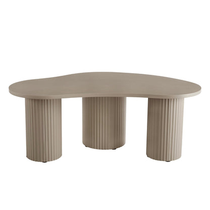 DUS-GOL-07123 Grade-B Dusk Evie Irregular Coffee Table - Taupe RRP £169