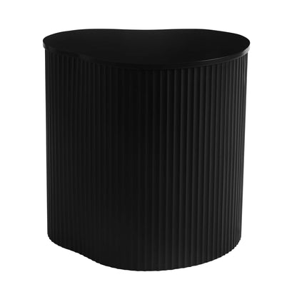 DUS-GOL-05934 Grade-B Dusk Evie Irregular Side Table - Black RRP £194