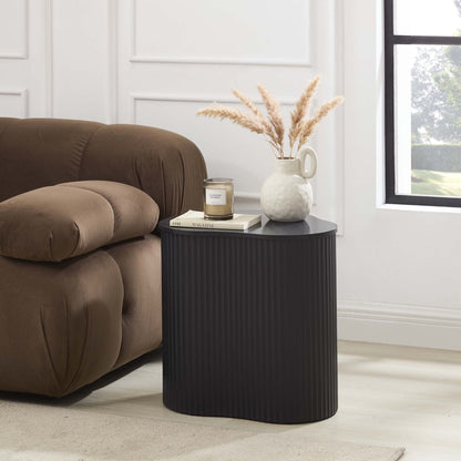 Image 1 - DUS-GOL-07511 Grade-B Dusk Evie Irregular Side Table - Black 