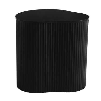 DUS-GOL-05934 Grade-B Dusk Evie Irregular Side Table - Black RRP £194