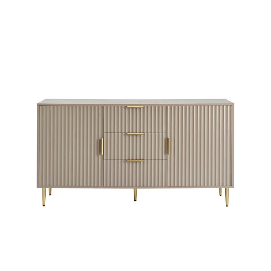 DUS-CC2-04765 Grade-B Dusk Evie Sideboard with Drawers - Taupe RRP £269.00