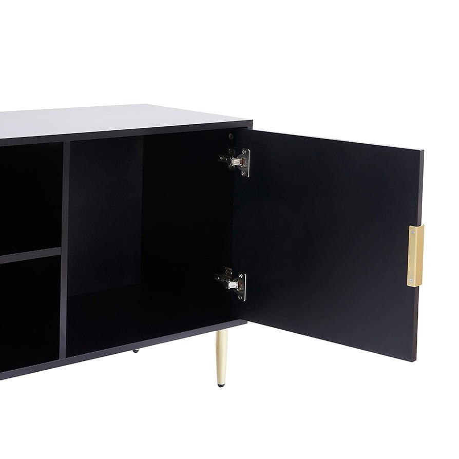DUS-GOL-03397 Grade-B Dusk Evie TV Unit - Black RRP £143