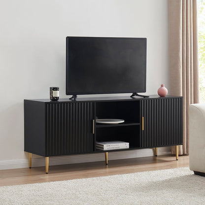 DUS-GOL-00926 Grade-B Dusk Evie TV Unit - Black RRP £143