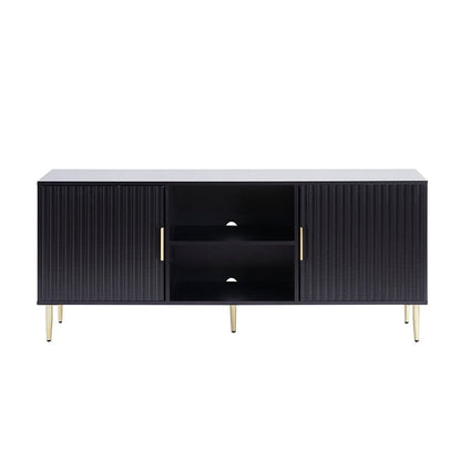 DUS-CC2-04349 Grade-B Dusk Evie TV Unit for TVs up to 65" - Black RRP £202.00
