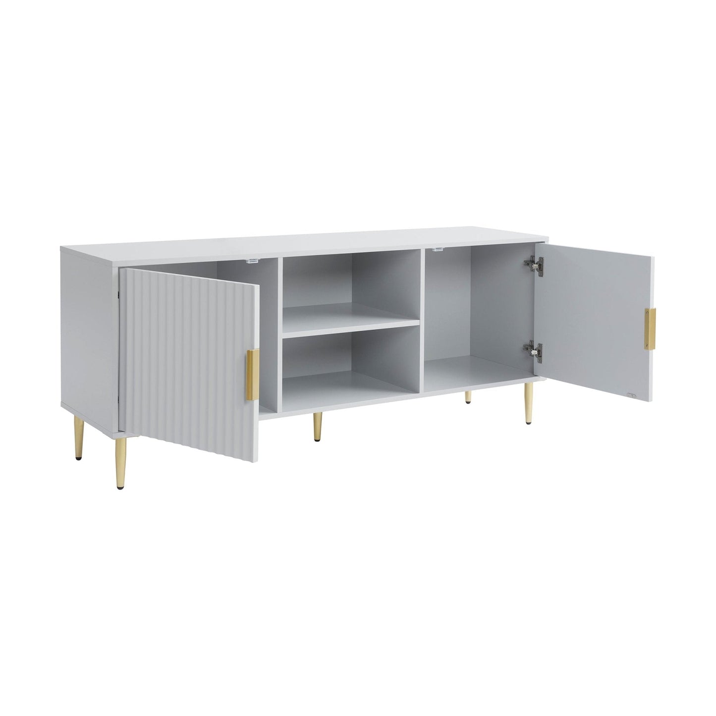 DUS-CC2-05066 Grade-B Dusk Evie TV Unit - Grey RRP £202.00